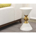 Hourglass Stool Side Table With fibreglass